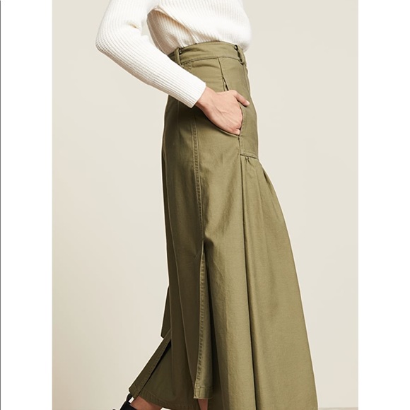 3.1 Phillip Lim Navy Layered Asymmetrical Skirt - Picture 8 of 13